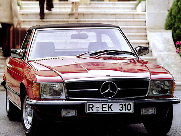 Mercedes SL-class R107: 4 фото